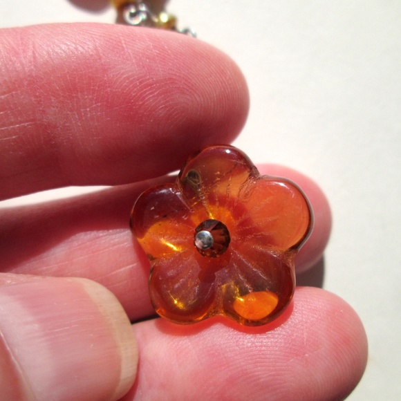 🌼🧡❤️ COUSIN CLAUDINE Carnelian Agate Necklace - Picture 5 of 16